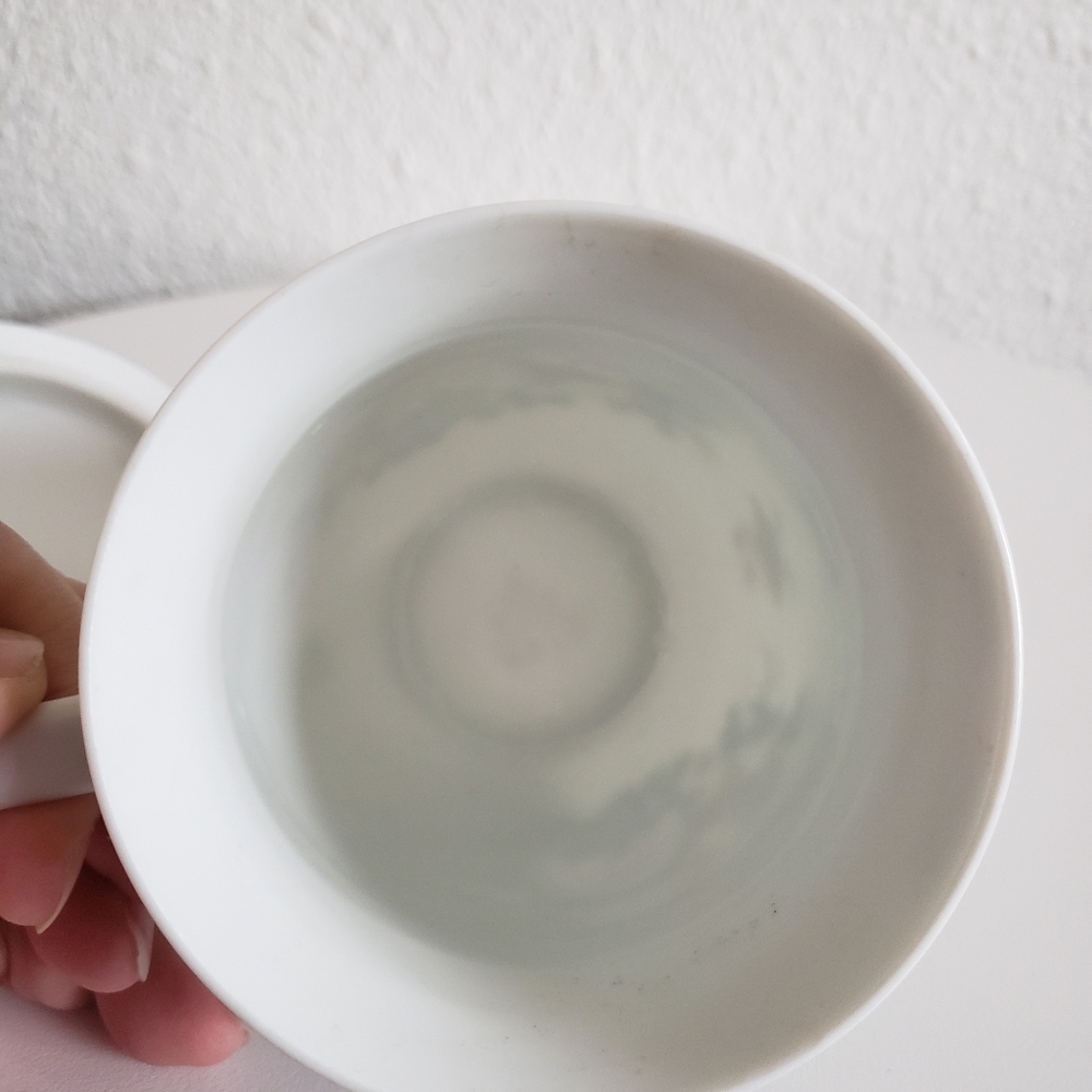 V#intage Handpainted Porcelain Lided Tea Cup 200ml - Picture 7 of 11